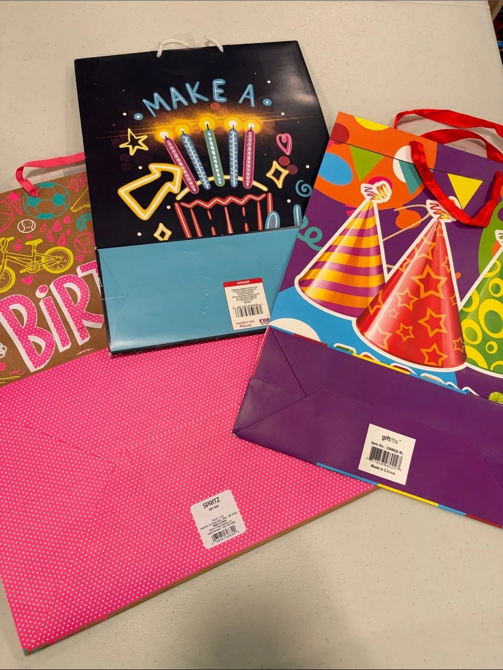 8 Birthday Gift Bags